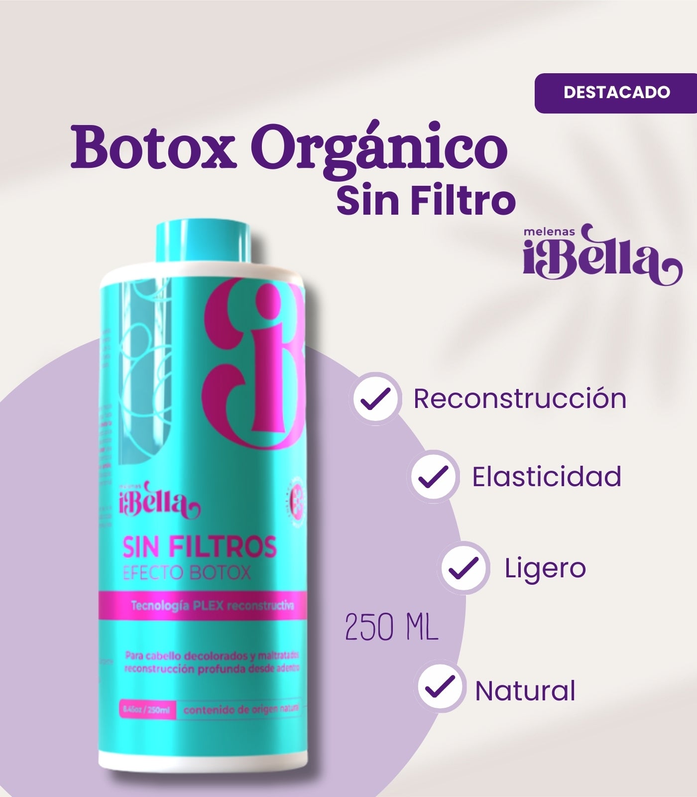 Botox Orgánico Sin Filtro