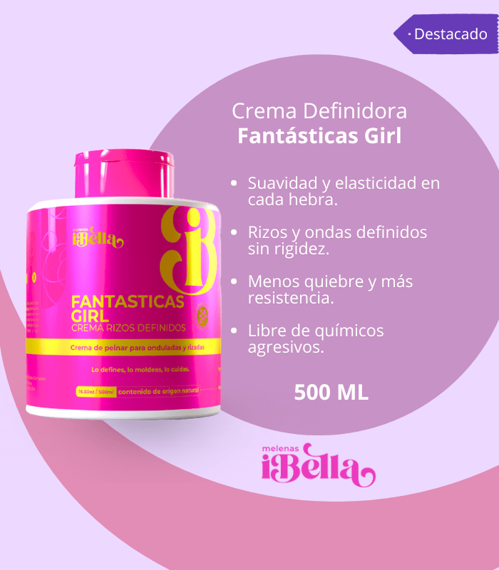 Crema Definidora Fantásticas Girls - Melenasibella