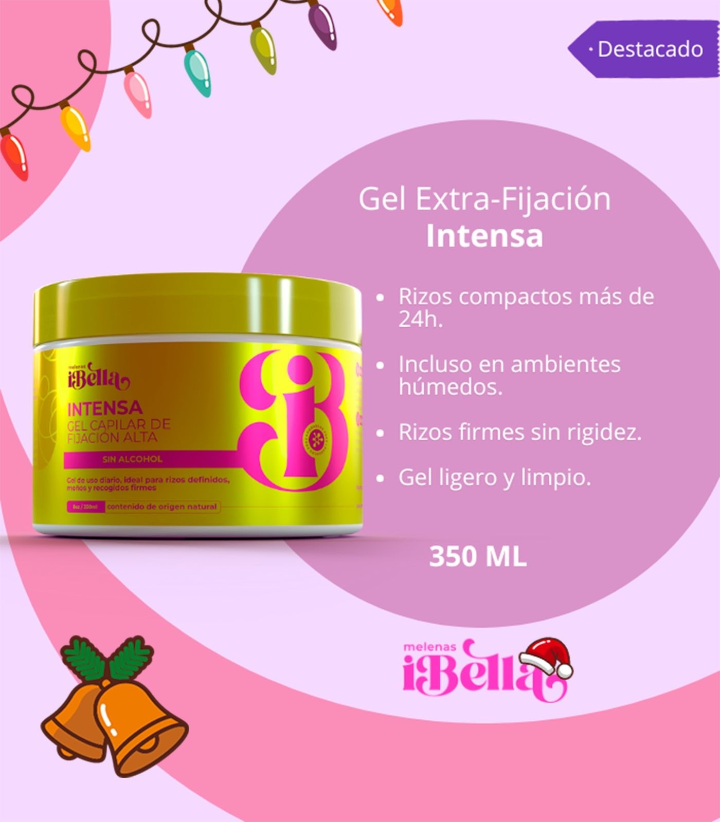 Gel Intensa Extra Fijación - Melenasibella