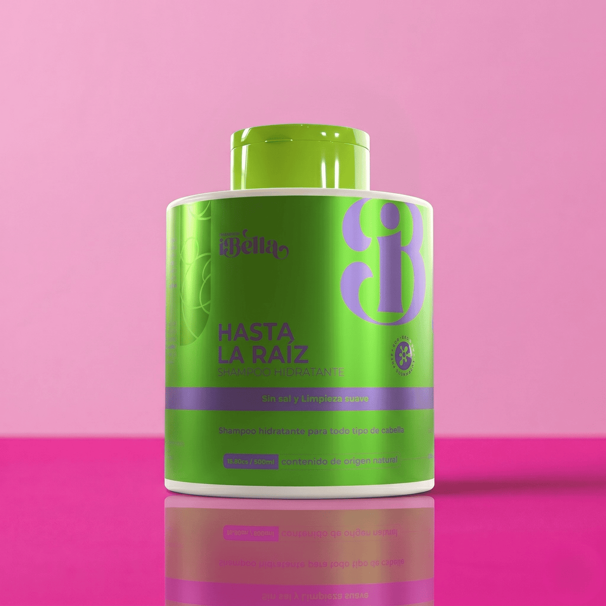 Hasta la Raíz Shampoo Hidratante 500 ml