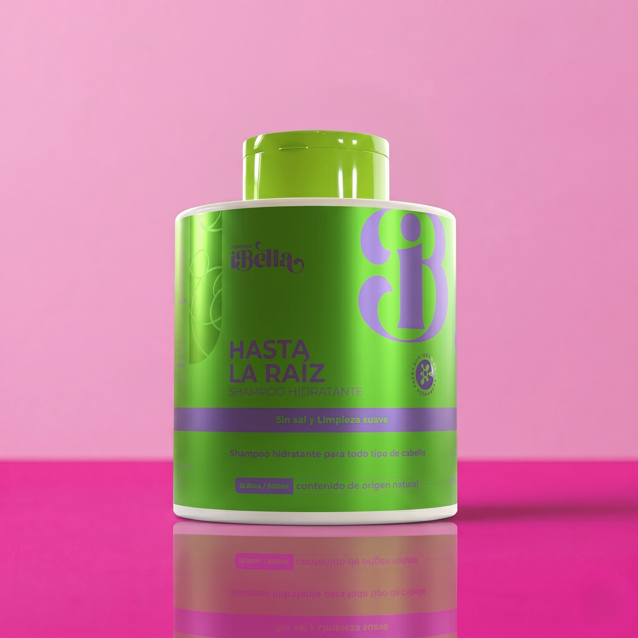 Hasta la Raíz Shampoo Hidratante 500 ml - Melenasibella