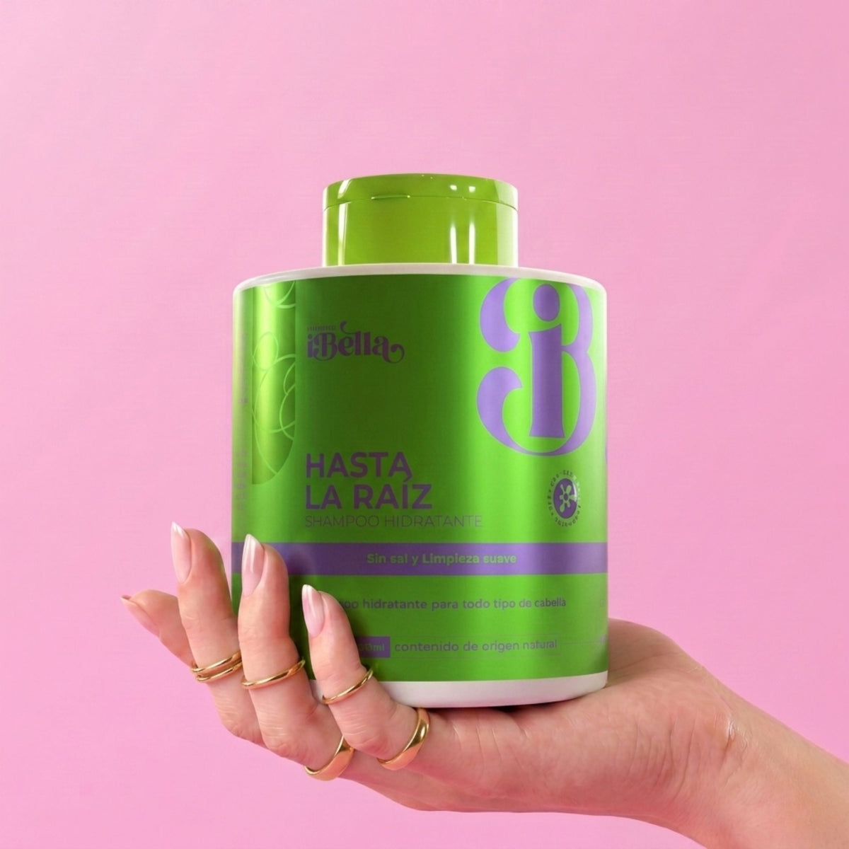 Hasta la Raíz Shampoo Hidratante 500 ml