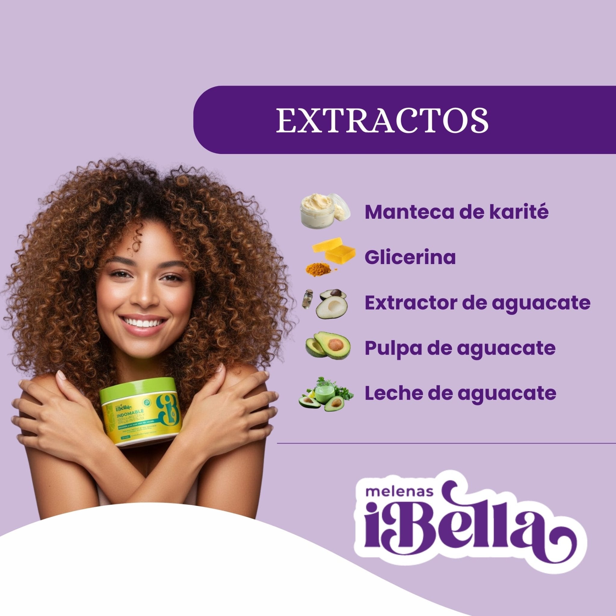 Indomable Mascarilla Hidratante - Melenasibella
