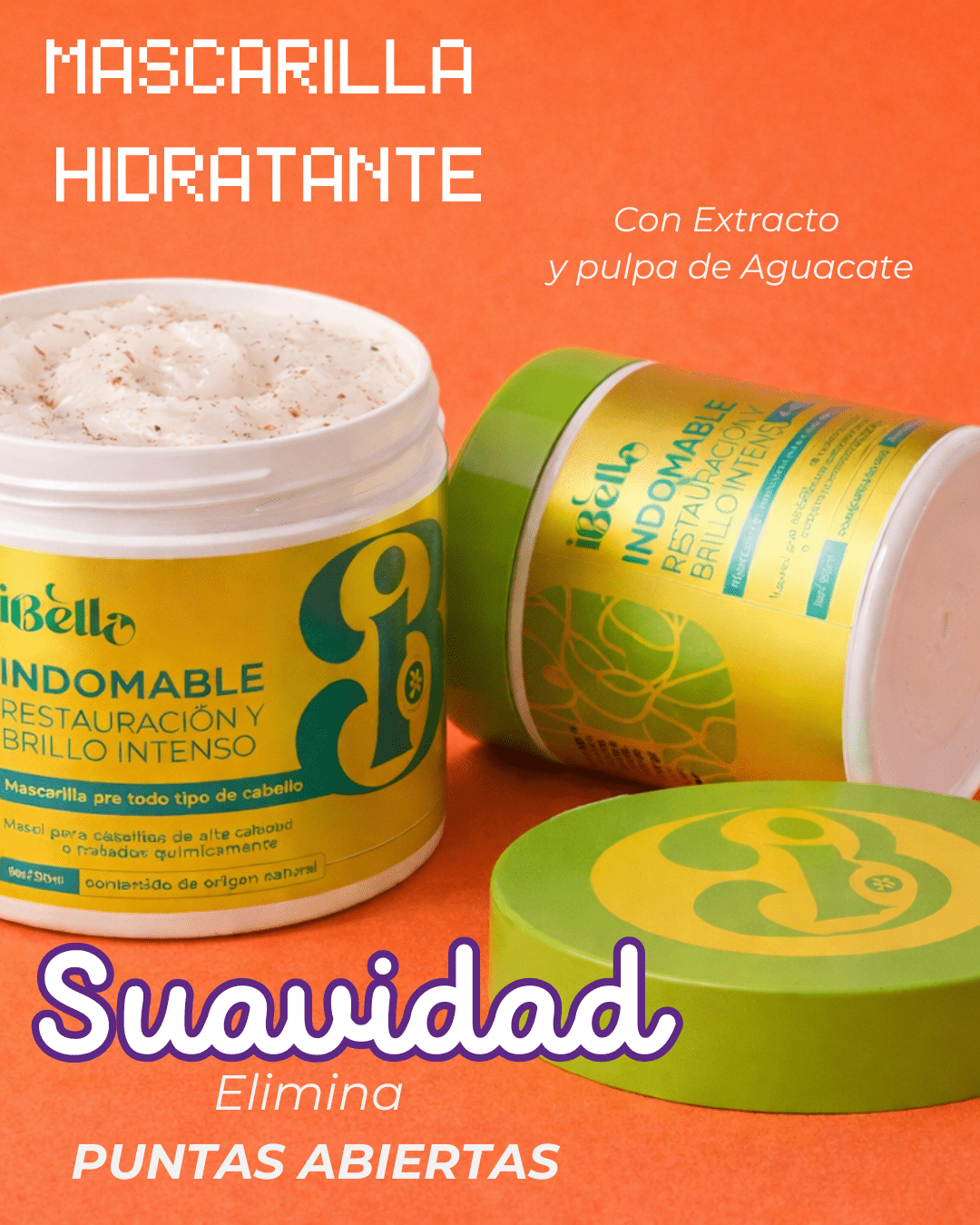 Indomable Mascarilla Hidratante 300 ml - Melenasibella