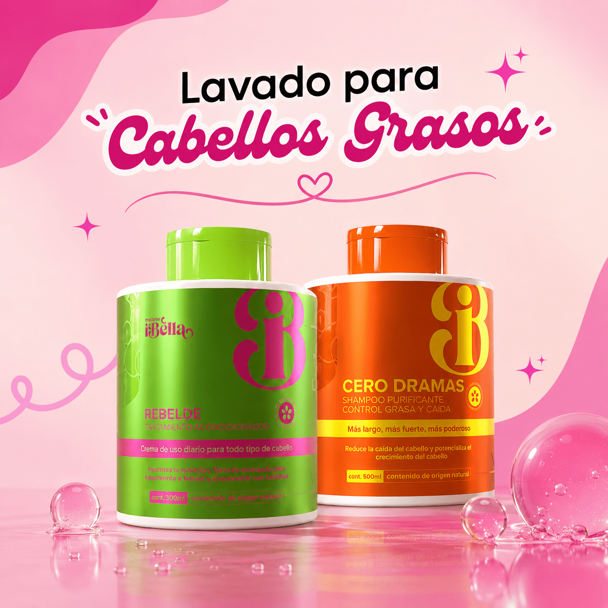 Lavado para Cabellos Grasos - Melenasibella