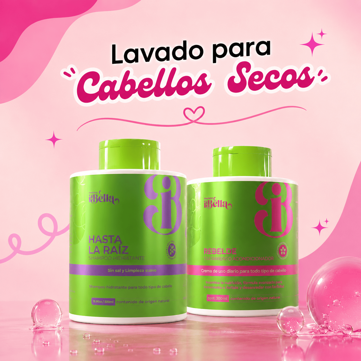 Lavado para Cabellos Secos - Melenasibella