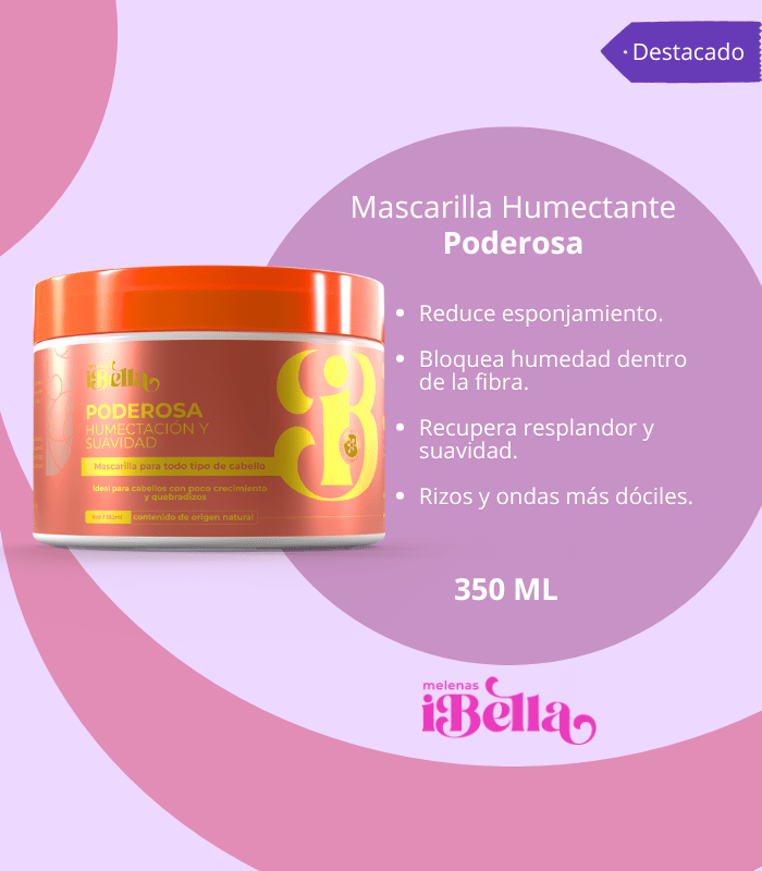 Poderosa Mascarilla Humectante - Melenasibella