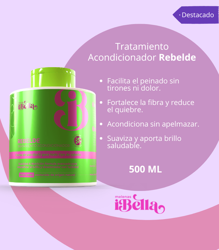 Rebelde Tratamiento Acondicionador - Melenasibella