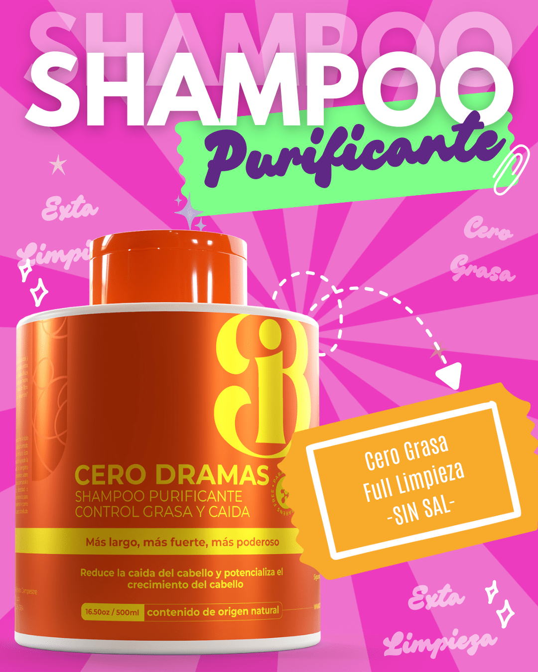 Shampoo Cero Dramas - Melenasibella