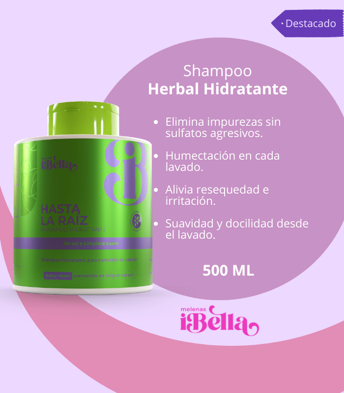Shampoo Suave Hasta La Raíz - Melenasibella
